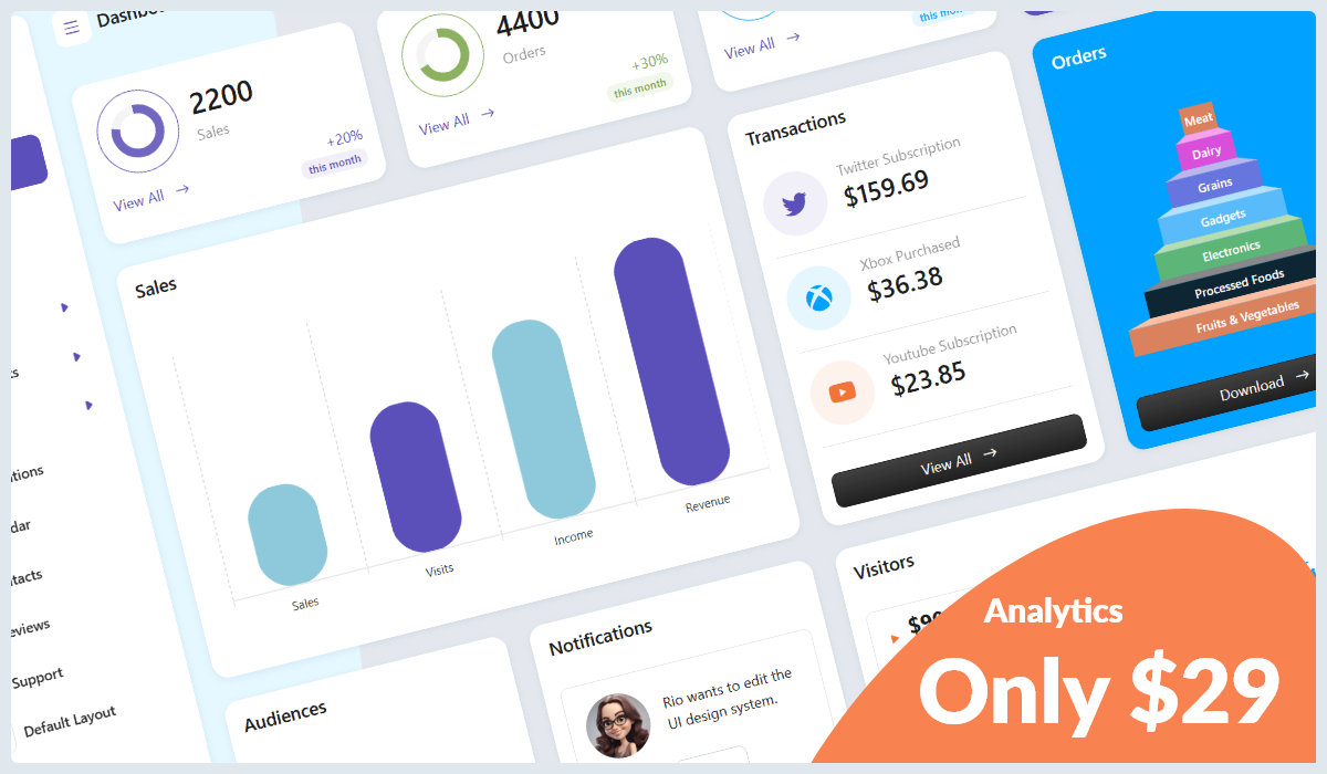 Cube - Bootstrap 5 Dashboard