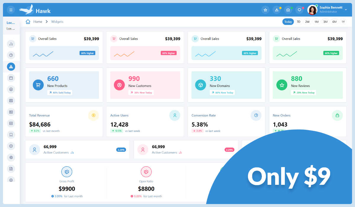 Hawk - Bootstrap 5 Admin Template