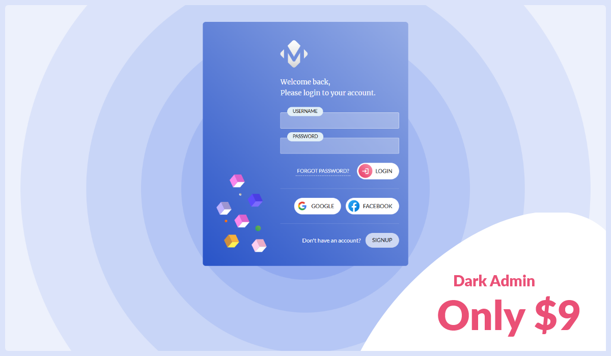 Metrix Modern Bootstrap Admin Dashboard Template