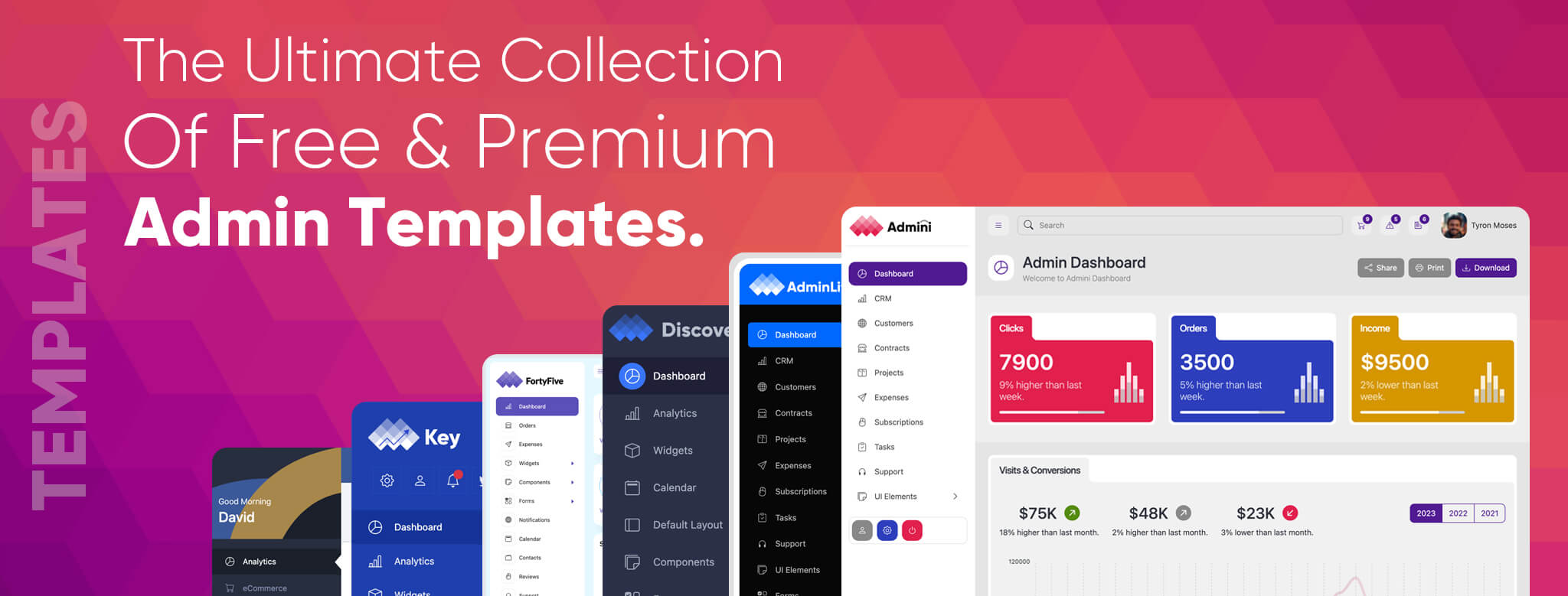 Dentist Admin Templates